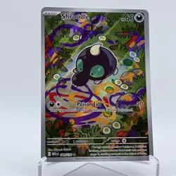 Shroodle 149/132 Mega Evolution Illustration Rare Pokemon TCG Card NM/M - Image 2