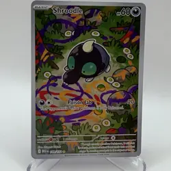 Shroodle 149/132 Mega Evolution Illustration Rare Pokemon TCG Card NM/M - Image 3
