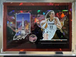 2025 Panini Caitlin Clark Chronicled - State of the Art Caitlin Clark #82 Red... - Image 1