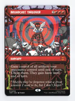Broadcast Takeover (Showcase) #234 Mythic - MTG TMT PACK FRESH - Image 1