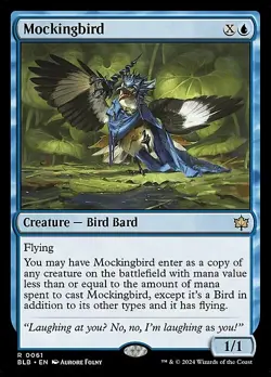 Magic The Gathering MTG MOCKINGBIRD Bloomburrow NM Near Mint - Image 1