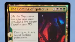 The Coming of Galactus Foil 212 Marvel Super Heroes Magic the Gathering - Image 2