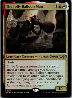 The Jolly Balloon Man 219 Rare Prerelease Cards Magic: The Gathering Foil LP - Image 1