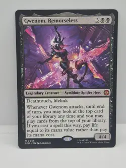 Gwenom, Remorseless 0056 - Marvel's Spider-Man - Mythic - NM - MTG - Image 1