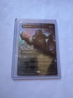 🔥🔥🐢🐢🍕🍕Waste Not 132 PROMO BORDERLESS FOIL TMNT Pizza Box Commander MTG NM - Image 1