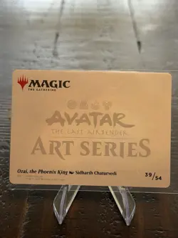 MTG!!! Avatar The Last Airbender Art Card Ozai, the Phoenix King (Gold Stamped) - Image 2