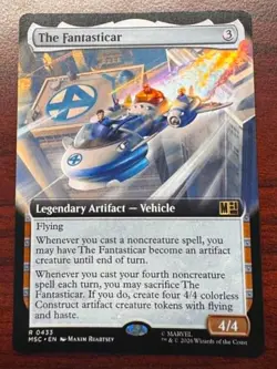 The Fantasticar (Extended Art) Commander: Marvel Super Heroes Regular - NM/M - Image 1