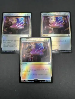 MTG Final Fantasy Secret Rendezvous Sorcery Foil Lot (3) Near Mint! - Image 1