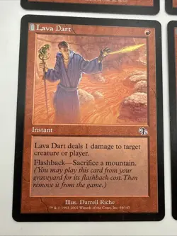 Lava Dart x4 MTG Judgment 4x Magic Very Good Light Play VG LP - Image 2
