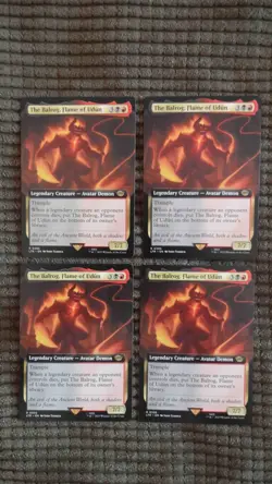 Magic: the Gathering / MtG Extended The Balrog, Flame of Udun x4 Lord Rings - Image 1