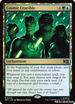 MTG Cosmic Crucible Card #79 Commander: Marvel Super Heroes NM Magic - Image 1