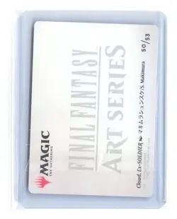 Art Series: FINAL FANTASY #50 Cloud, Ex-SOLDIER Art Card B1R2C307 - Image 2