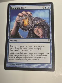 MTG Commandeer Coldsnap 29/155 Regular Rare Mint / Near Mint Condition - Image 1