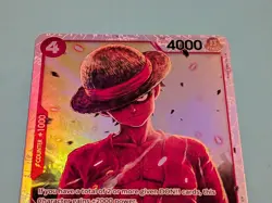 One Piece Card Game Monkey D. Luffy SR Legacy of the Master OP12-015 - Image 3