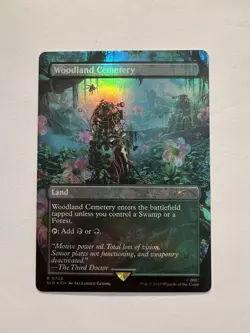 Woodland Cemetery - FOIL BORDERLESS - MTG Secret Lair Drop - (Doctor Who) - NM - Image 1