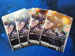 Gundam TCG GD01 Uncommon White 4-Card Play Sets - Select Your Cards From List - Image 1