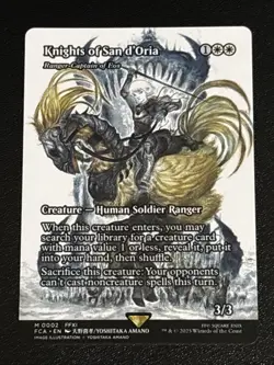 MTG Final Fantasy: Through the Ages Knights of San d'Oria 0002 NM Mythic - Image 1
