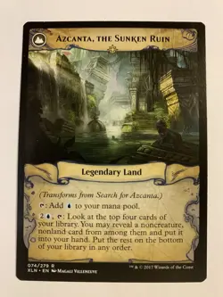 1X NM MTG Magic The Gathering Search For Azcanta Azcanta, The Sunken Ruin Ixalan - Image 2