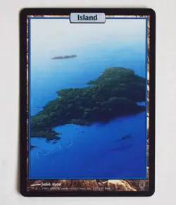 Island - Unhinged - NM - FULL ART - MTG - Image 1