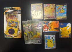 Pikachu Pokemon Card Lot, Promo, Sealed - Image 1