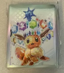 65 Ct Eevee Prismatic Evolutions ETB Card Sleeves | New, Sealed Pokemon - Image 1
