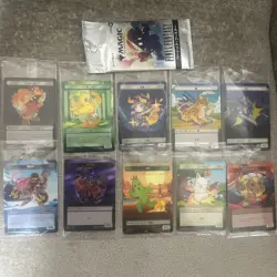 FINAL FANTASY Magic The Gathering Plastic Tokens Complete Set Japan Limited MTG - Image 1