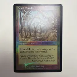 Gaea's Cradle 321/350 Urza's Saga Judge Foil Art Legendary Land MTG - Image 1
