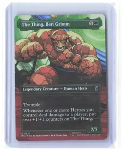 Marvel Super Heroes #322 The Thing, Ben Grimm (Borderless) Foil B1R3C8 - Image 1