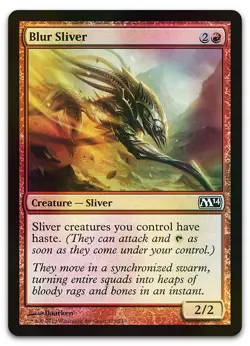 Blur Sliver #129 (Foil) (NM) Magic 2014 M14 Magic MTG - Image 1