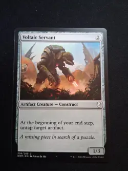 Voltaic Servant 236 Common Dominaria Magic: The Gathering Lightly Played - Image 1