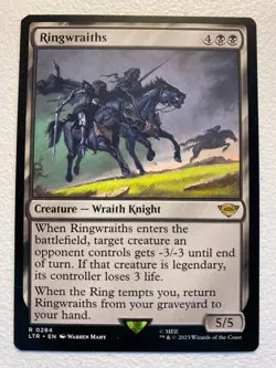 MTG 1x Ringwraiths # 284 Universes Beyond: Lord of the Rings Magic the x1 NM - Image 1