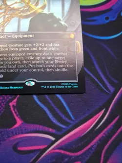 MTG Sword of Hearth and Home BORDERLESS FOIL TMNT Pizza Box Promo Unplayed Mint - Image 5