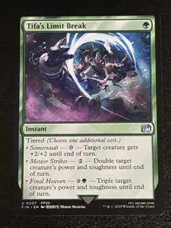 MTG Final Fantasy Tifa's Limit Break 0207 NM - Image 1