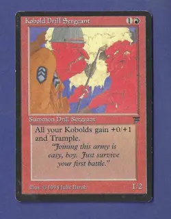 1994 Magic the Gathering - Kobold Drill Sergeant - Legends MTG - Image 1