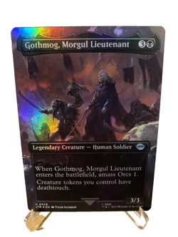 MTG Gothmog Morgul Lieutenant #429 Lord of the Rings NM Foil Borderless - Image 1