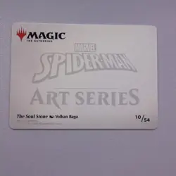 The Soul Stone Art Card (Gold-Stamped Signature) Art Series: Marvel's Spider-Man - Image 2