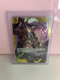 One Piece CCG Trafalgar Law Royal Blood Foil Card OP10-119 SEC Japanese - Image 1