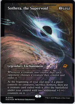 Sothera, the Supervoid (Showcase) 360 Edge of Eternities Foil NM - Image 1