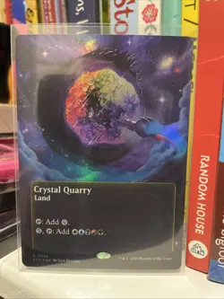 MTG Edge Of Eternities Crystal Quarry Borderless (Foil) - Image 1