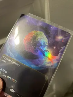 MTG Edge Of Eternities Crystal Quarry Borderless (Foil) - Image 3