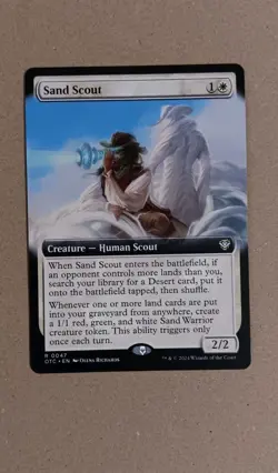 Sand Scout (Extended Art) MTG Commander: Outlaws of Thunder Junction Regular NM - Image 1