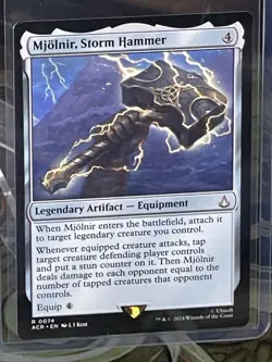 MTG Mjolnir, Storm Hammer RARE Assassin’s Creed 0074 NM/Mint - Image 1