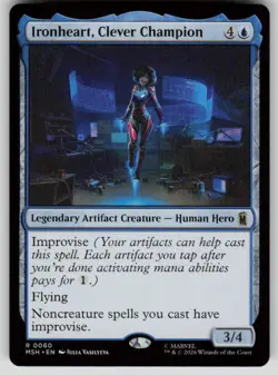 Ironheart, Clever Champion Rare Marvel Super Heroes 60 MTG Near Mint 2026 - Image 1