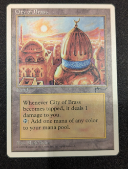 City of Brass - Chronicles - NM - MTG - Magic the Gathering - Land - Image 1