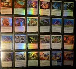 MAGIC THE GATHERING MIXED SETS ALL FOIL 79 CARD LOT NM - Image 3