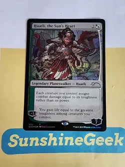 Huatli, the Sun's Heart (Stained Glass) Secret Lair Drop Foil - Image 1