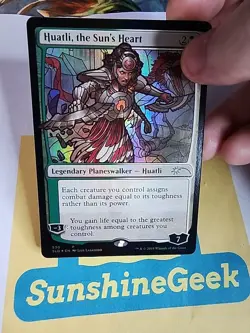 Huatli, the Sun's Heart (Stained Glass) Secret Lair Drop Foil - Image 2