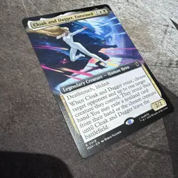 Cloak and Dagger, Entwined (Extended Art) 419 MTG MSH Marvel Super Heroes NM - Image 3