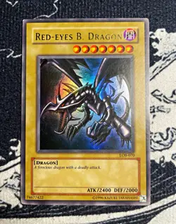Konami Yu-Gi-Oh! Red-Eyes B. Dragon LOB-070 LOB - Image 1