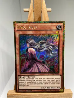 Rose Lover - Gold Secret Rare 1st Edition PGL2-EN003 - NM - YuGiOh - Image 1